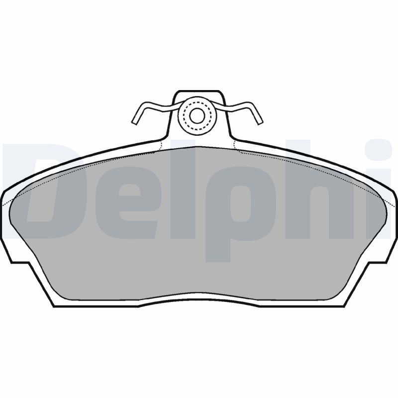 Placute frana DELPHI LP911