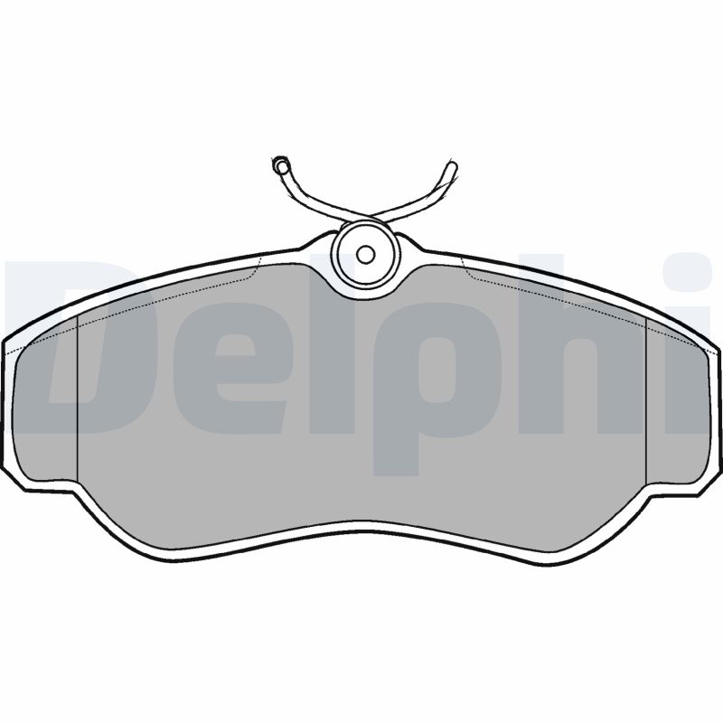 Placute frana DELPHI LP913