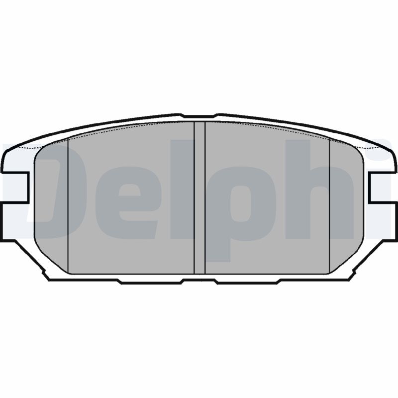 Placute frana DELPHI LP921