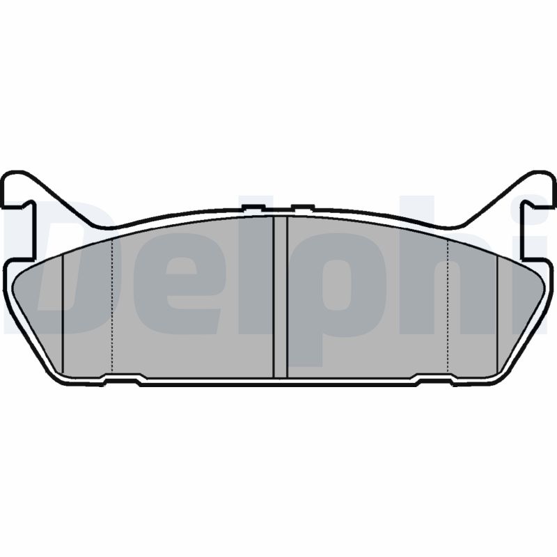 Placute frana DELPHI LP931