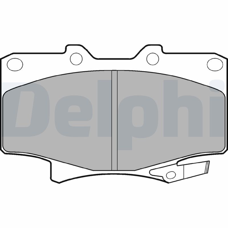 Placute frana DELPHI LP962