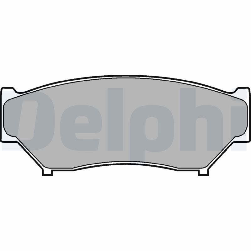 Placute frana DELPHI LP967
