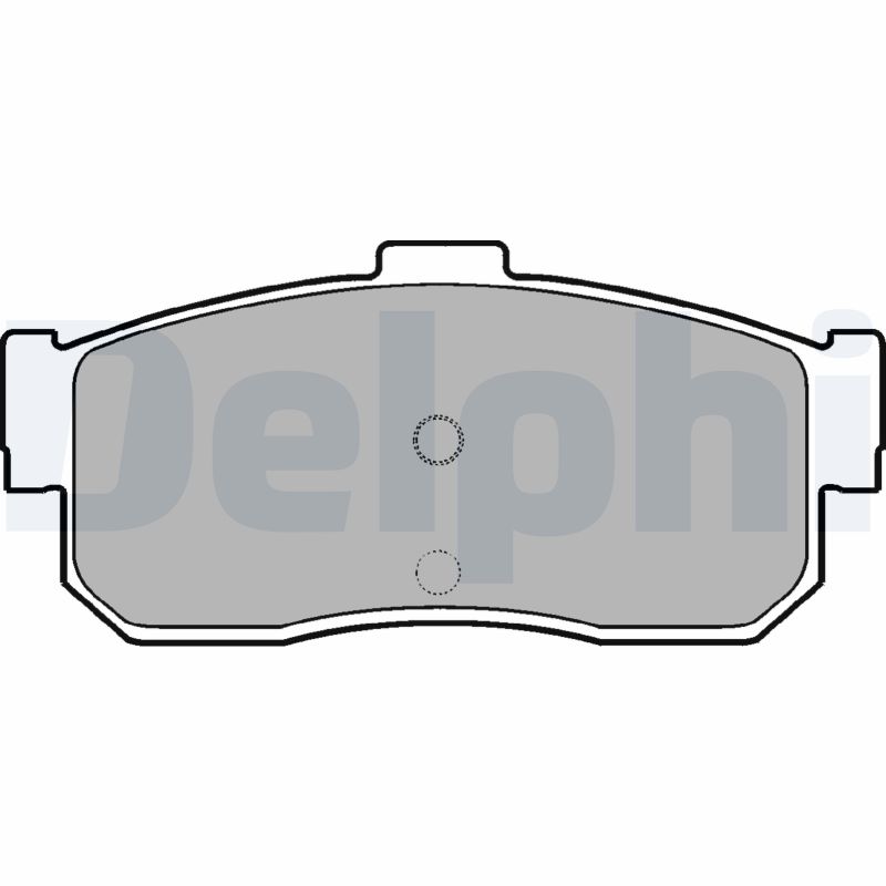 Placute frana DELPHI LP975