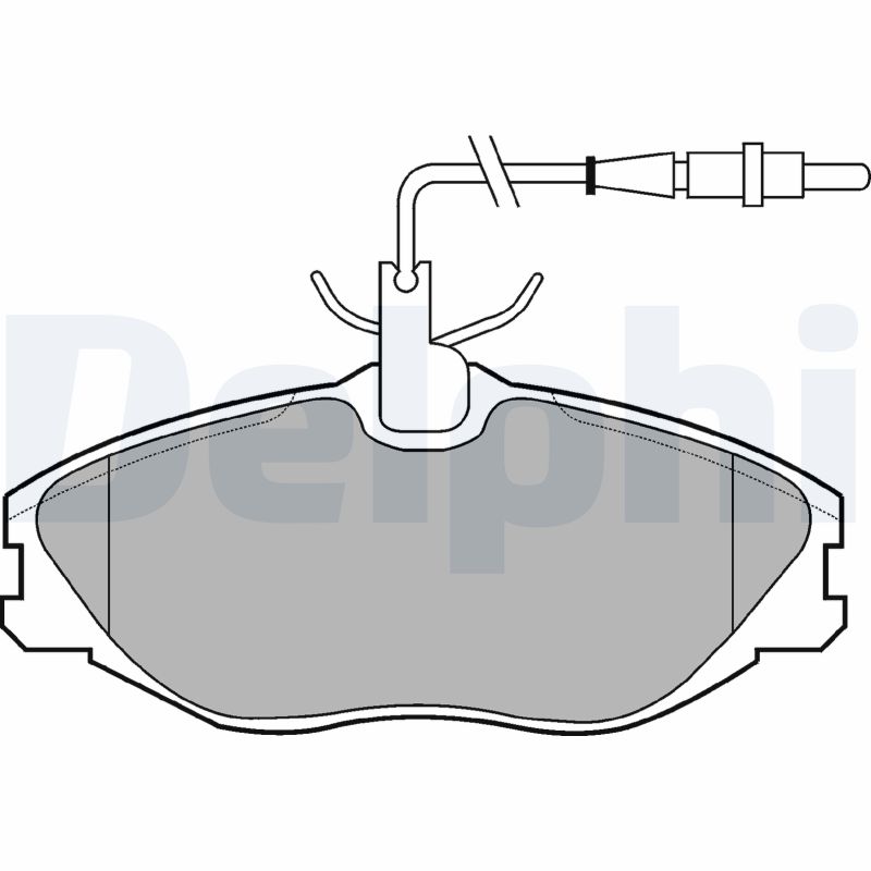 Placute frana DELPHI LP986