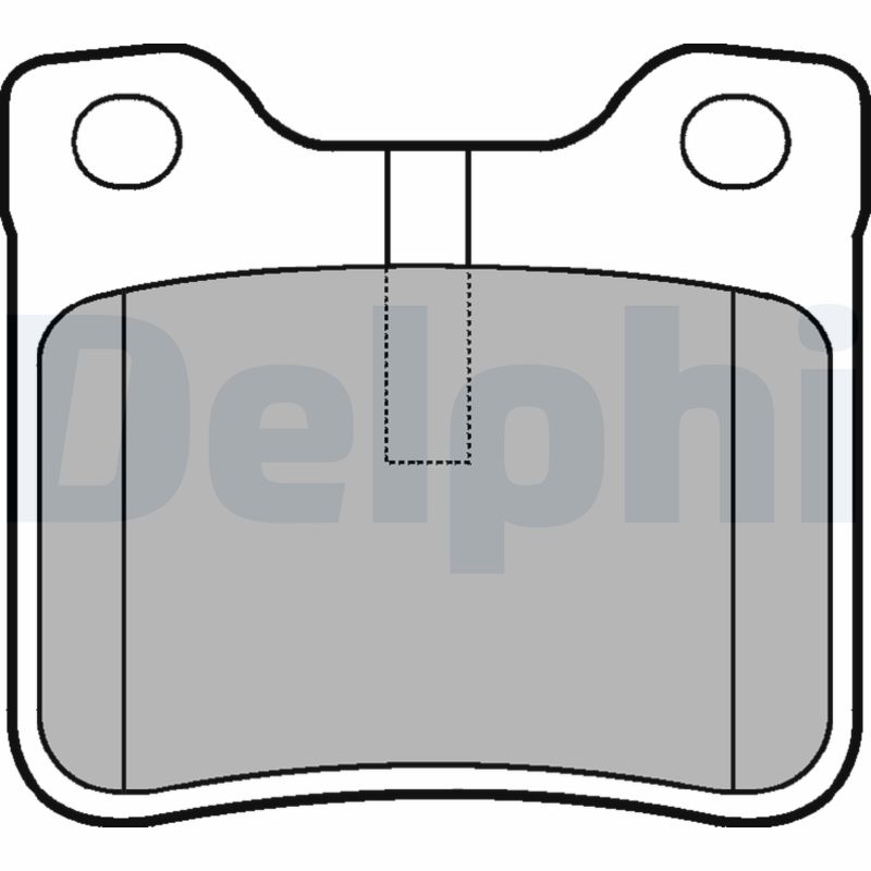 Placute frana DELPHI LP991