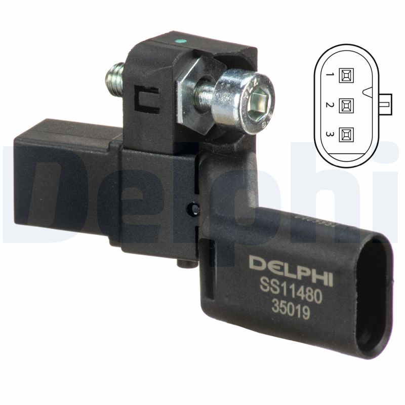 Senzor impulsuri arbore cotit VW GOLF VII Variant (BA5, BV5) 2.0 TDI  diesel 150 cai DELPHI SS11480