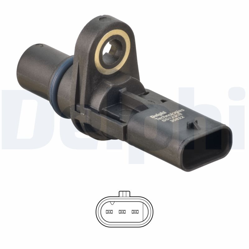 Senzor pozitie ax cu came VW GOLF VII Variant (BA5, BV5) 2.0 TDI  diesel 150 cai DELPHI SS12308-12B1