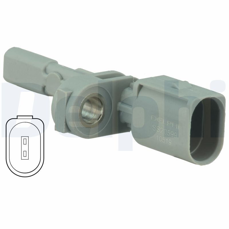 Senzor turatie roata VW GOLF VII Variant (BA5, BV5) 2.0 TDI  diesel 150 cai DELPHI SS20599