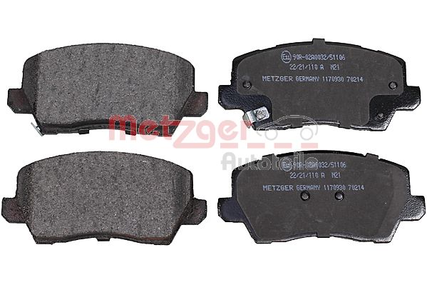 Placute frana METZGER 1170930