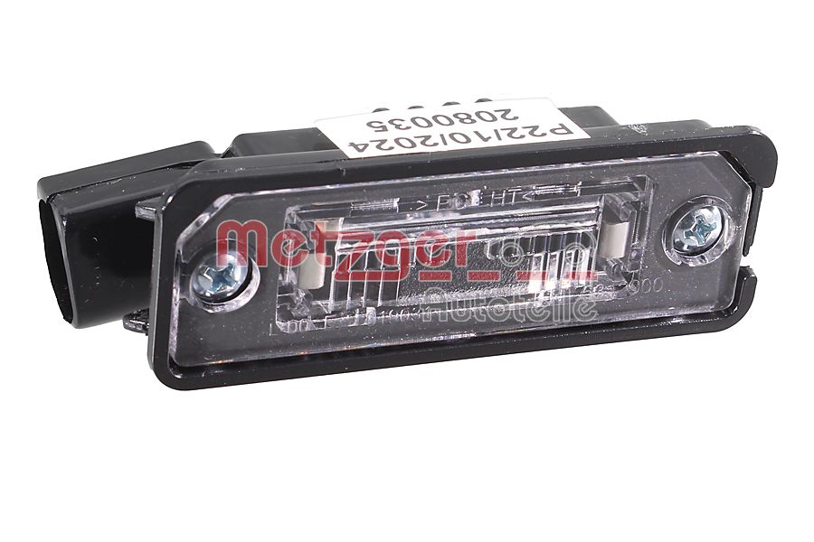 Iluminare numar de circulatie SEAT EXEO (3R2) 2.0 TDI  diesel 143 cai METZGER 2080035