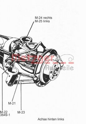 Brat / bieleta suspensie roata METZGER 53034119