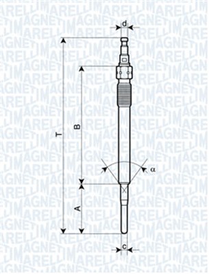 Bujie incandescenta MAGNETI MARELLI 062900051304