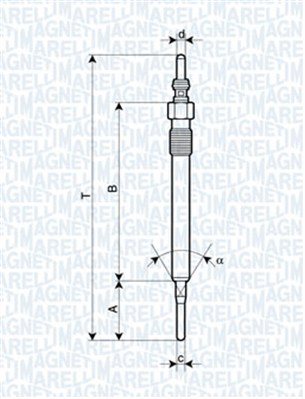 Bujie incandescenta MAGNETI MARELLI 062900061304
