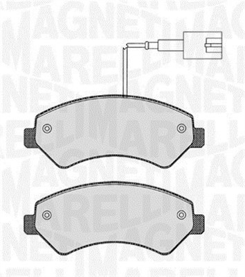 Placute frana MAGNETI MARELLI 363916060643