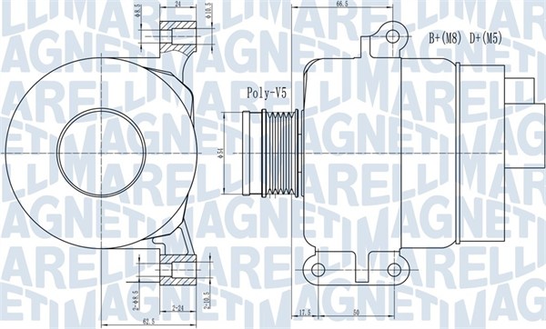Alternator MAGNETI MARELLI 063731969010