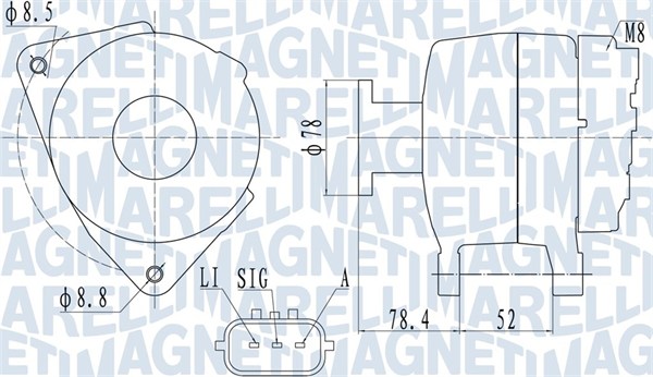 Alternator MAGNETI MARELLI 063731989010