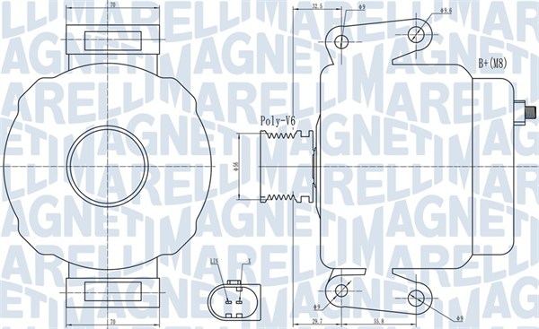 Alternator MAGNETI MARELLI 063732007010