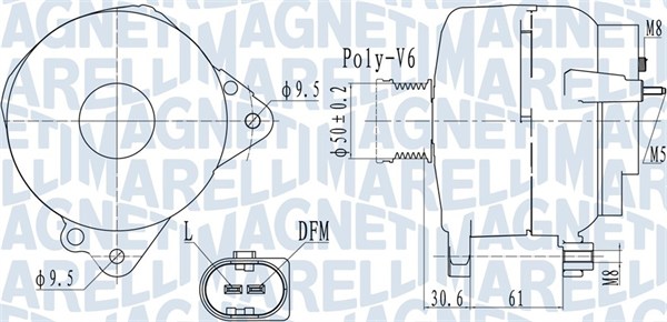 Alternator MAGNETI MARELLI 063732118010