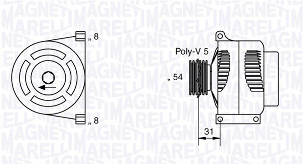 Alternator MAGNETI MARELLI 063377426010