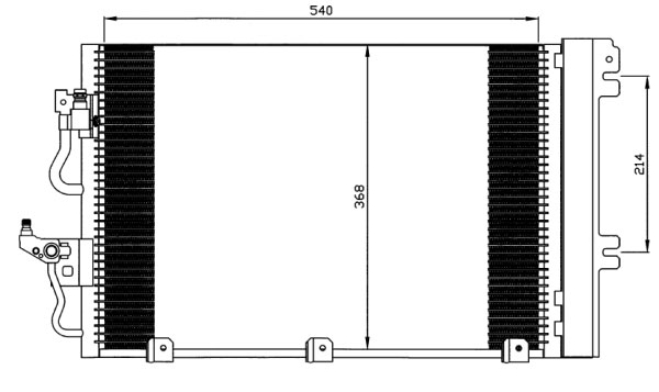 Condensator climatizare WAECO 8880400363